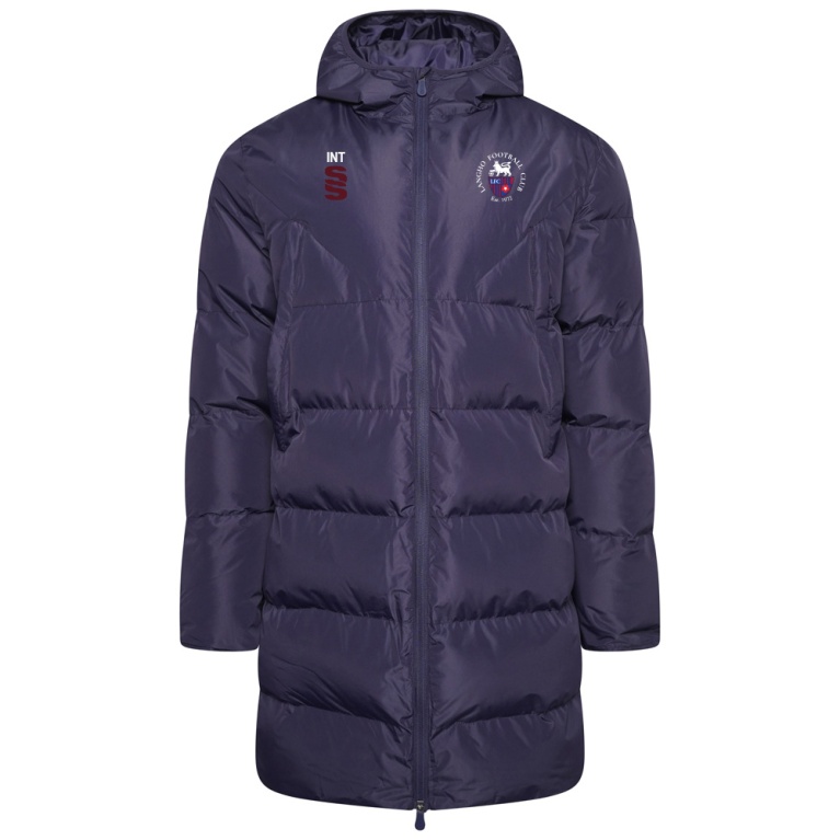 Active Long Padded Jacket - Navy